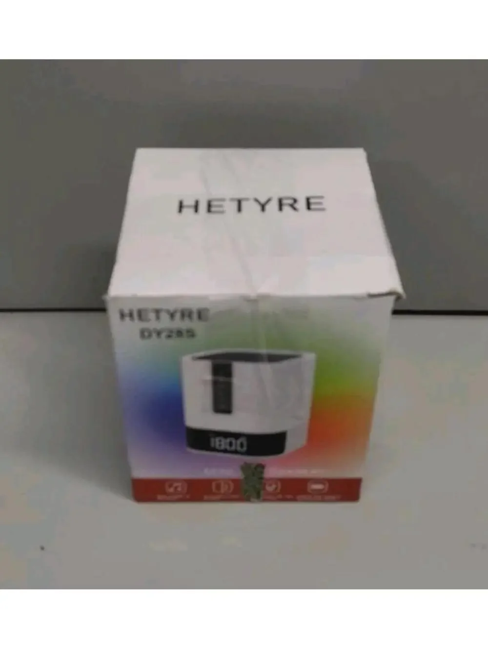 Hetyre Night Light Bluetooth Speaker, 5 in 1 Touch Control Bedside Lamp